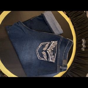 Women’s Indigo Denim Capris, size 24